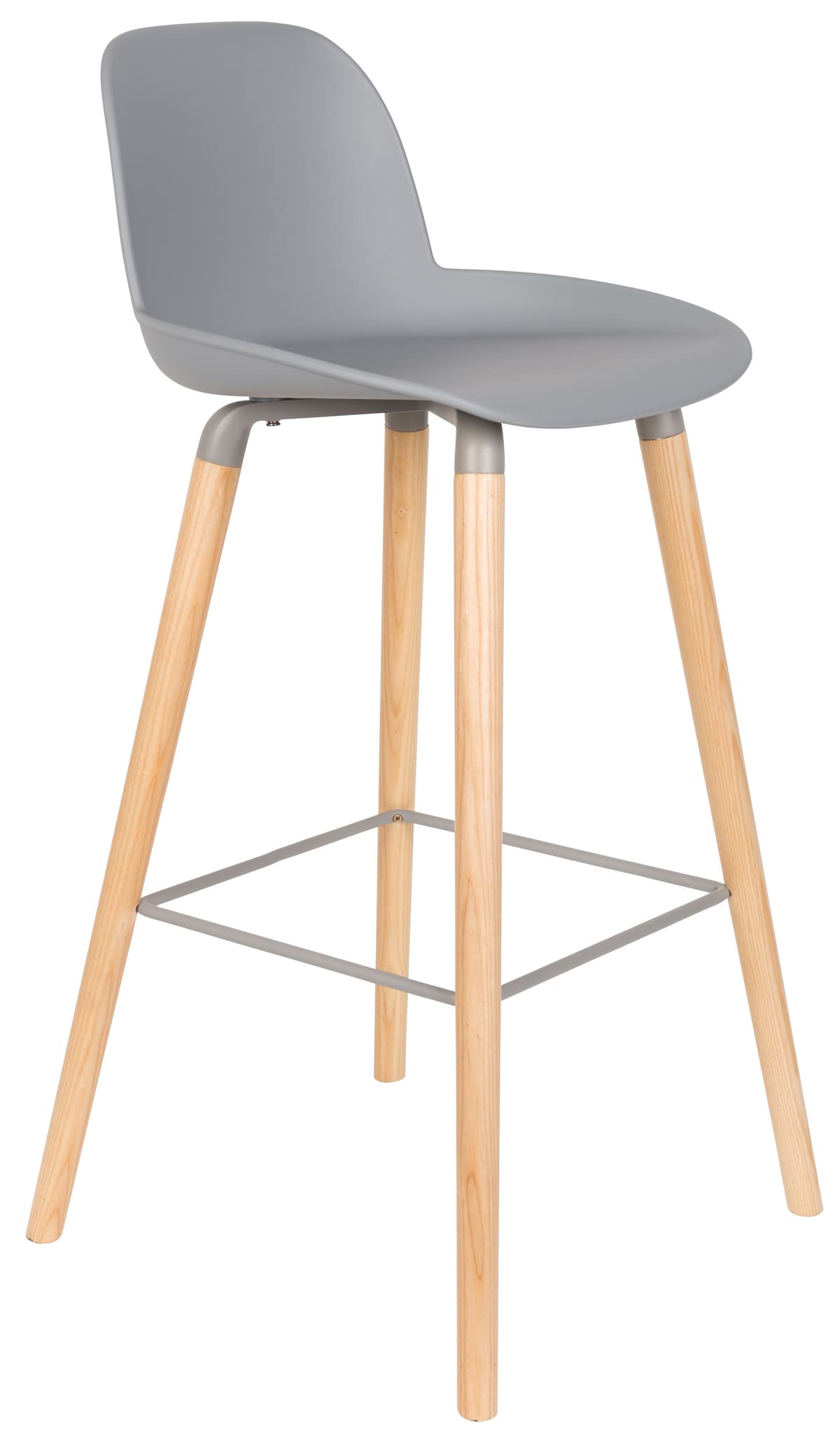 Zuiver Albert Kuip Barkruk 75cm Lichtgrijs