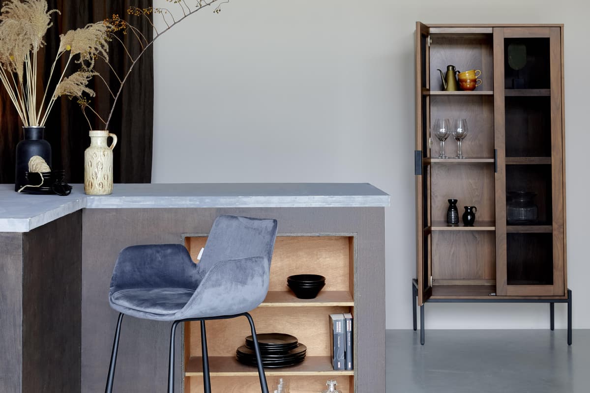 Zuiver Brit Barkruk Ll Zwart thumbnail 2