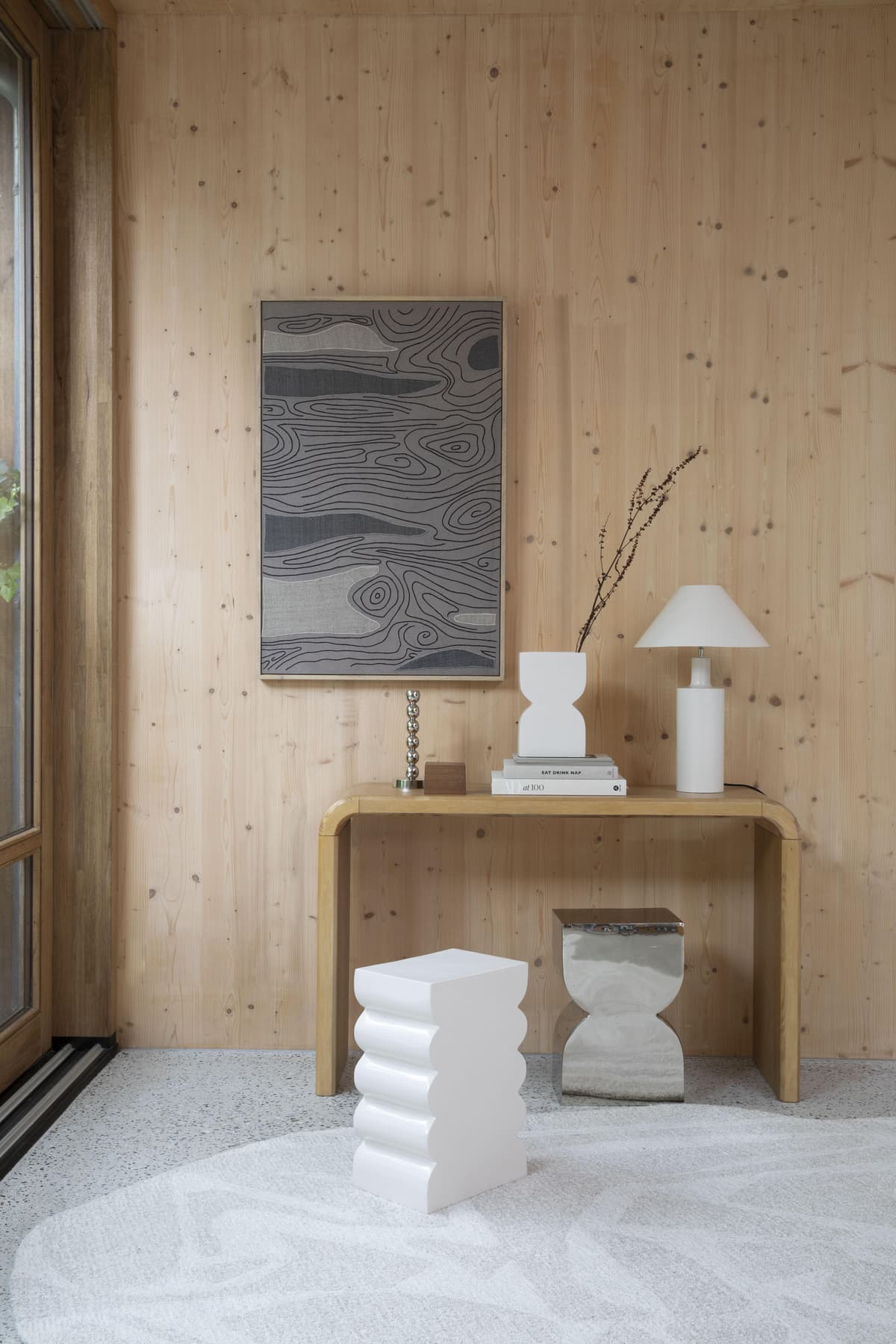 Zuiver Cones Kruk Bruin thumbnail 3