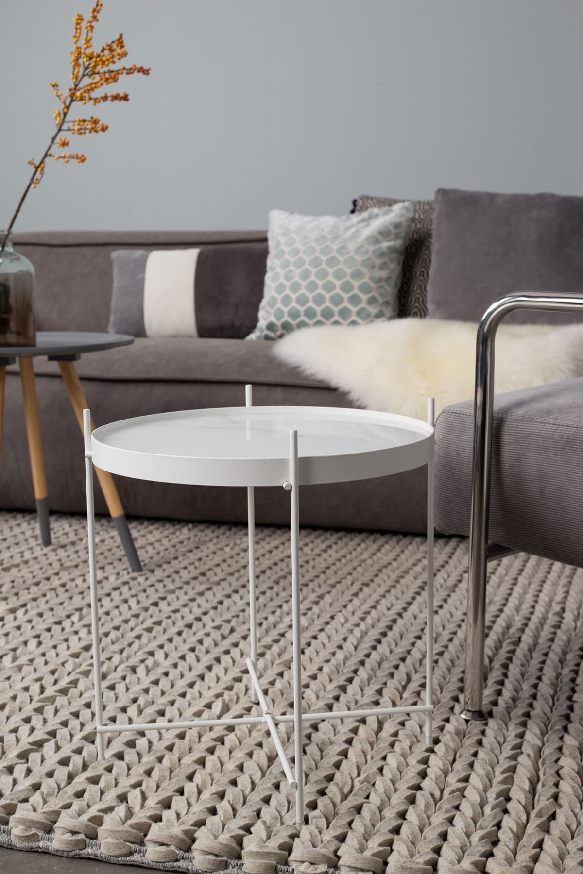 Zuiver Cupid Marble Bijzettafel White 43 thumbnail 4