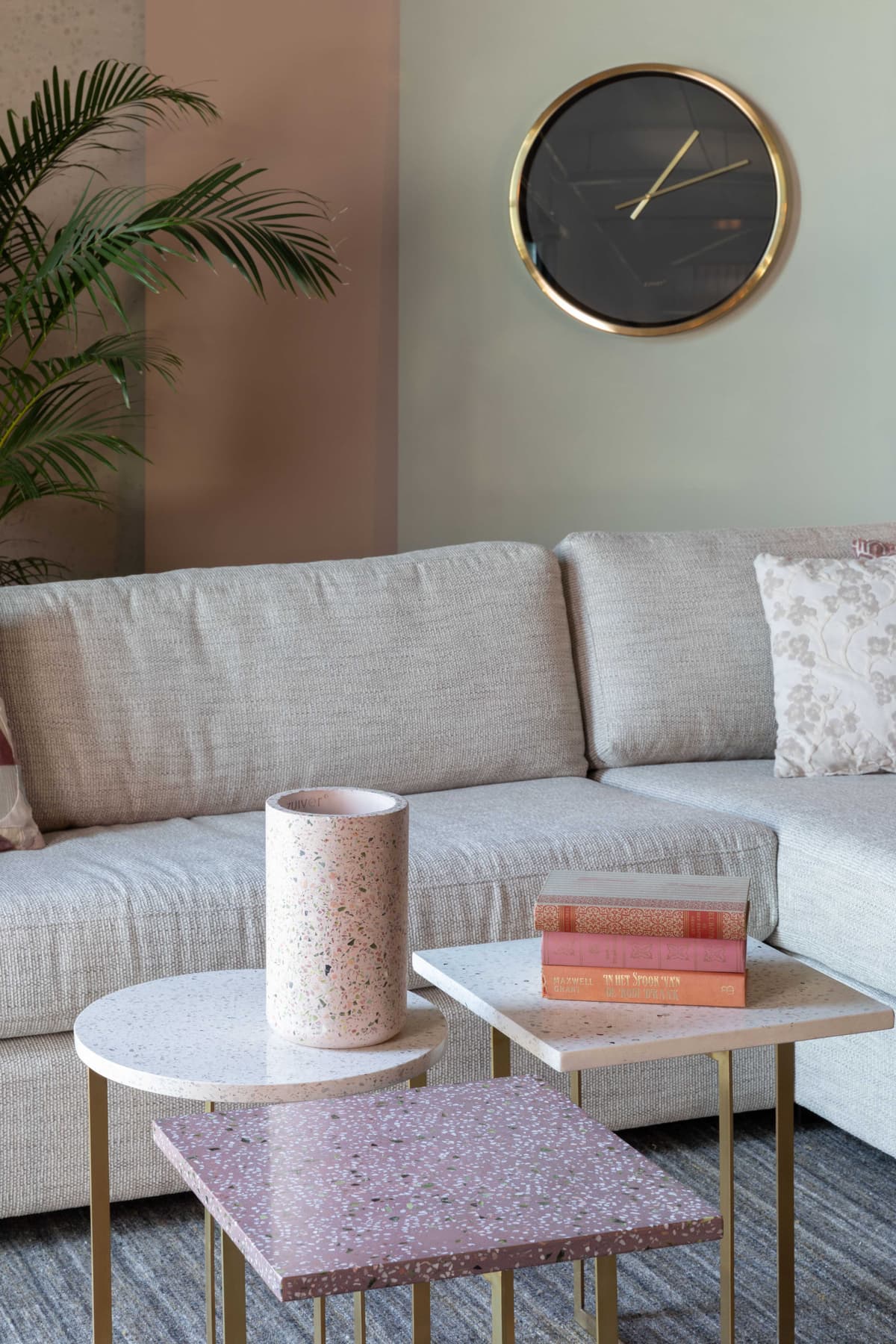 Zuiver Fajen Terrazzo Vaas Roze thumbnail 3