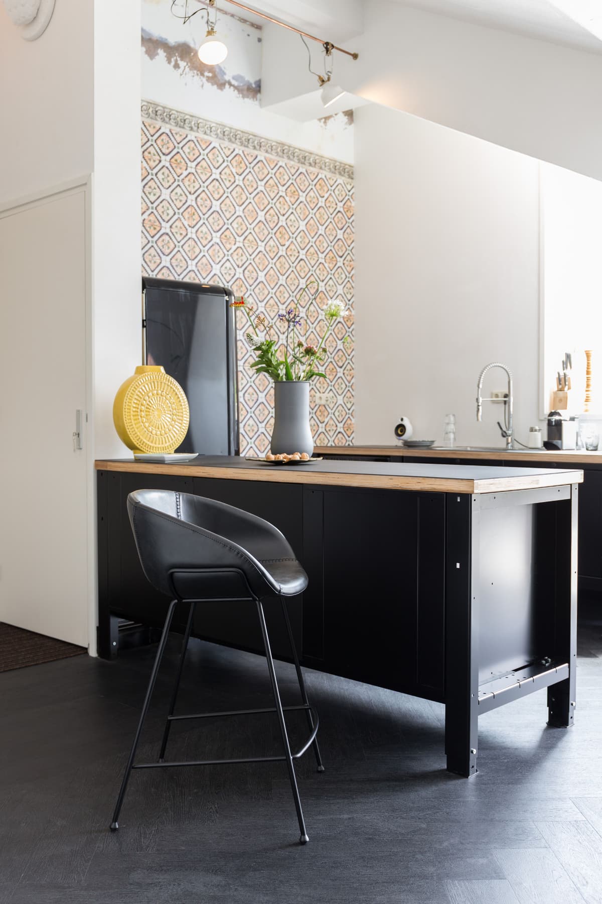 Zuiver Feston Barkruk 65cm Bruin thumbnail 3