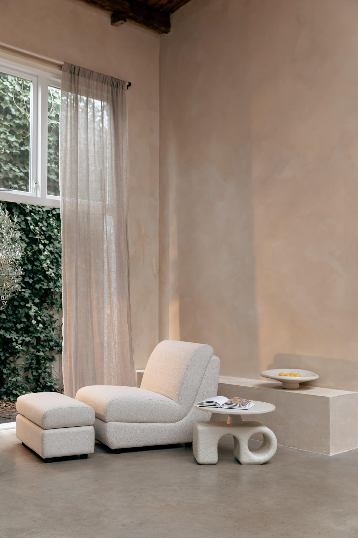 Zuiver Mississippi Hocker Beige thumbnail 3