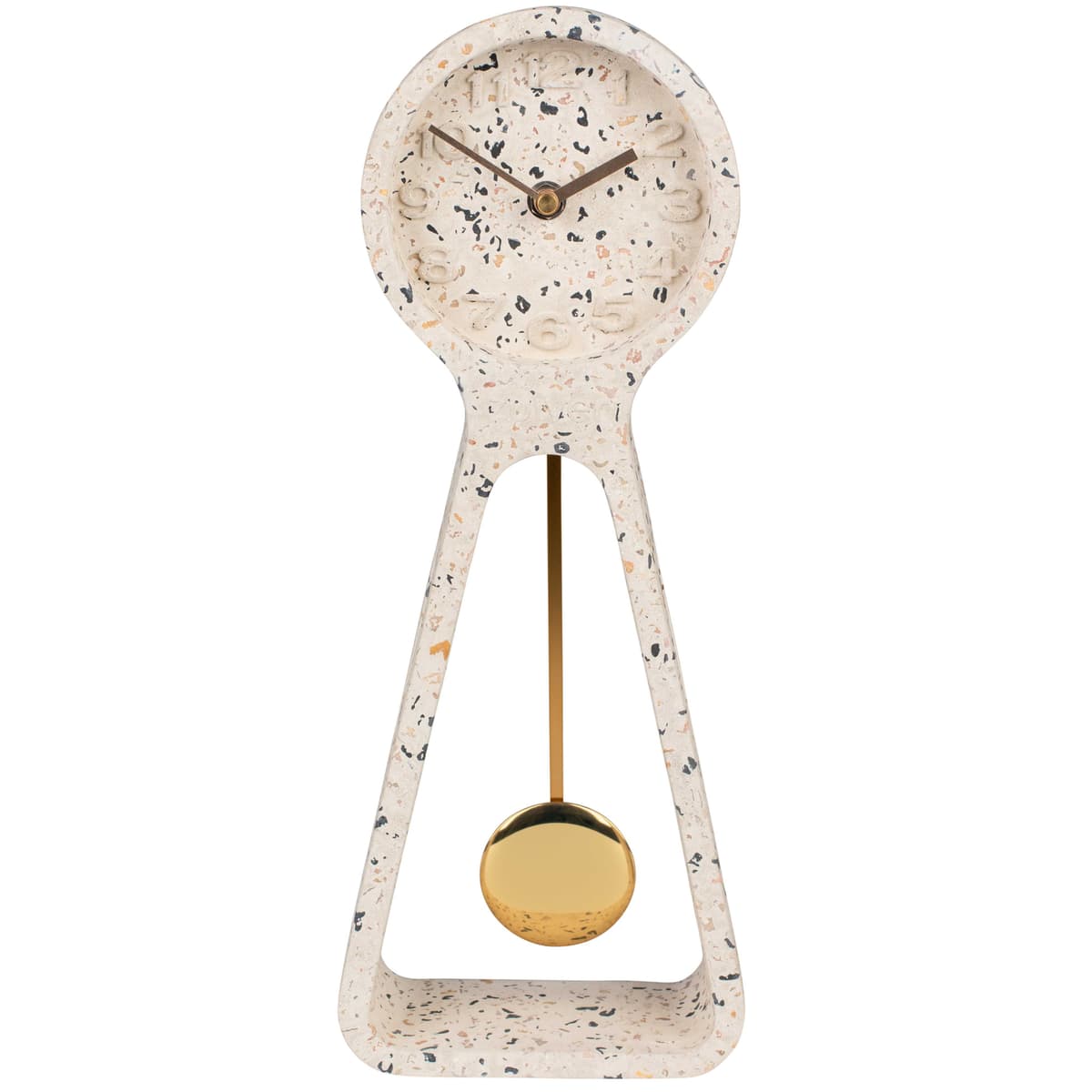 Zuiver Pendulum Klok Terrazzo