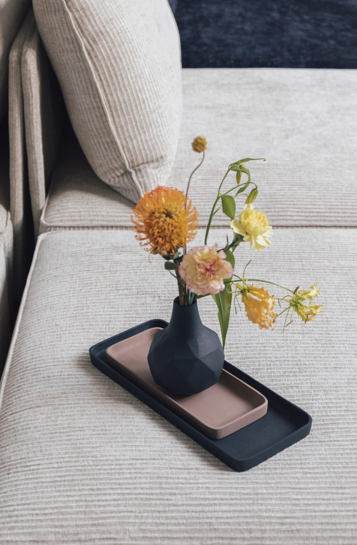 Zuiver Rebel Dienblad Set Van 2 Blue Pink thumbnail 2