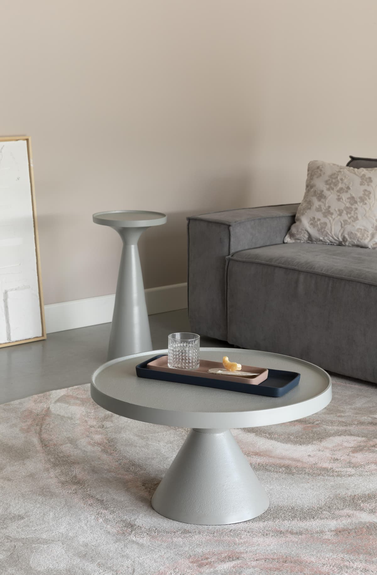 Zuiver Rebel Dienblad Set Van 2 Blue Pink thumbnail 4