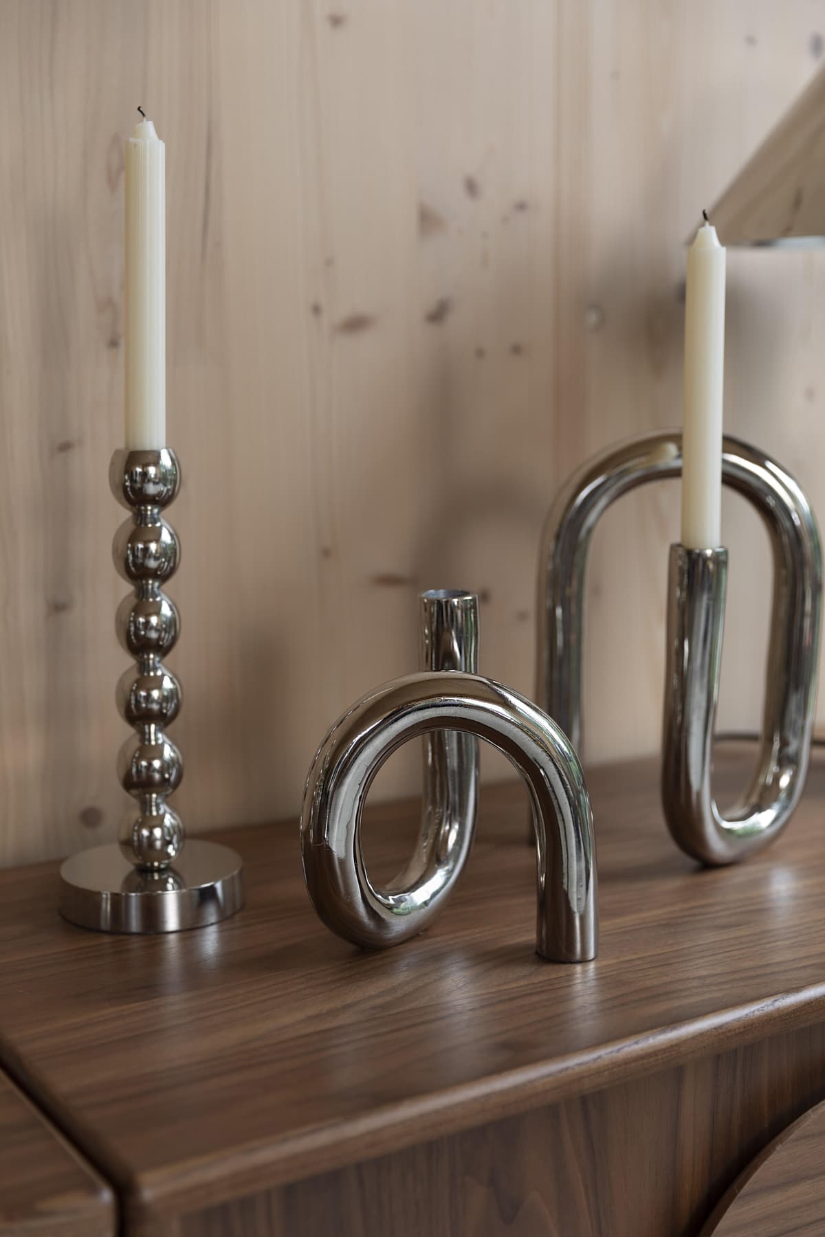 Zuiver Tubo Kandelaar Small Beige thumbnail 2