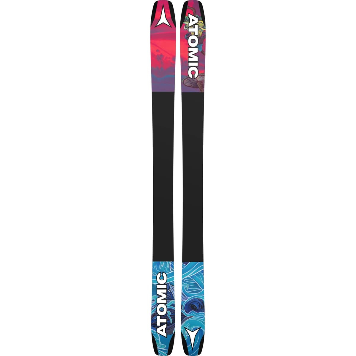 Atomic Bent 100 + Str 12 Gw All-mountain Ski's Zwart Dessin 179 thumbnail 2