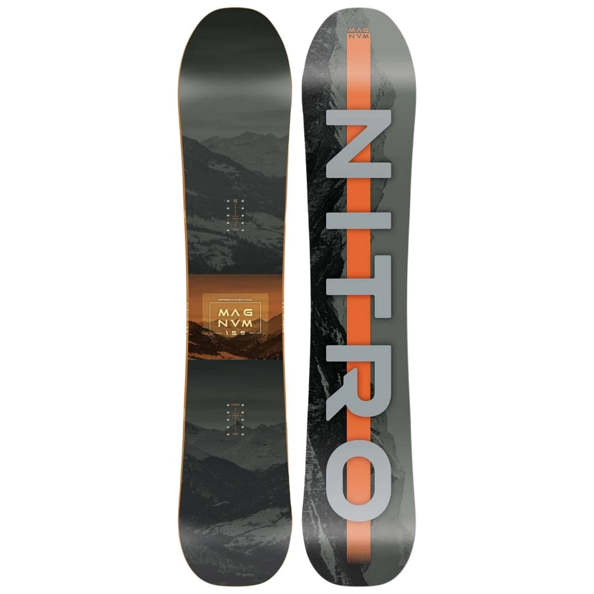 Nitro Magnum All-mountain Snowboard Grijs 163