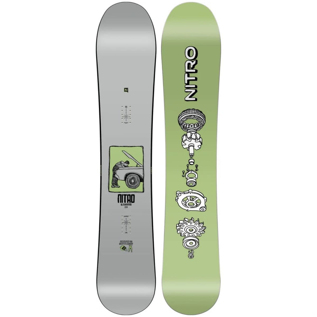 Nitro Alternator All-mountain Snowboard Grijs 160