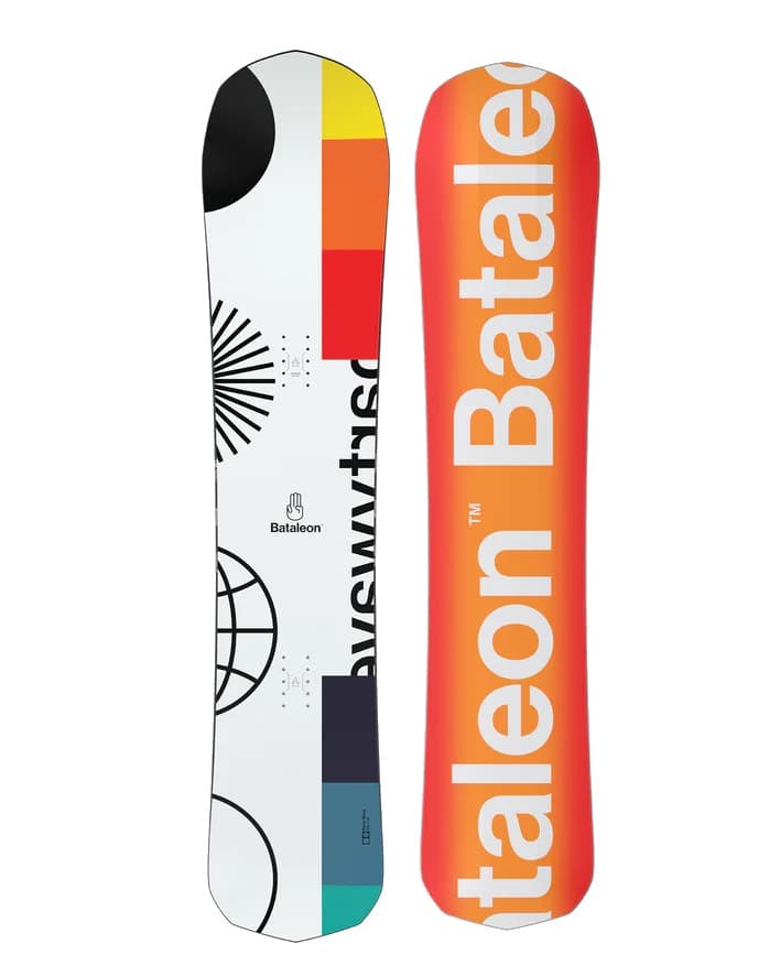 Bataleon Party Wave All-mountain Snowboard Wit Dessin 151