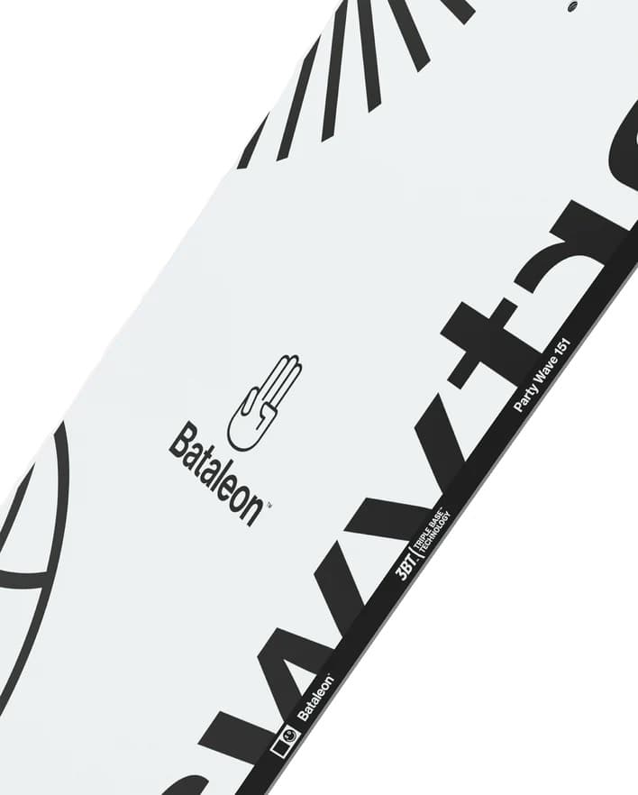 Bataleon Party Wave All-mountain Snowboard Wit Dessin 151 thumbnail 2