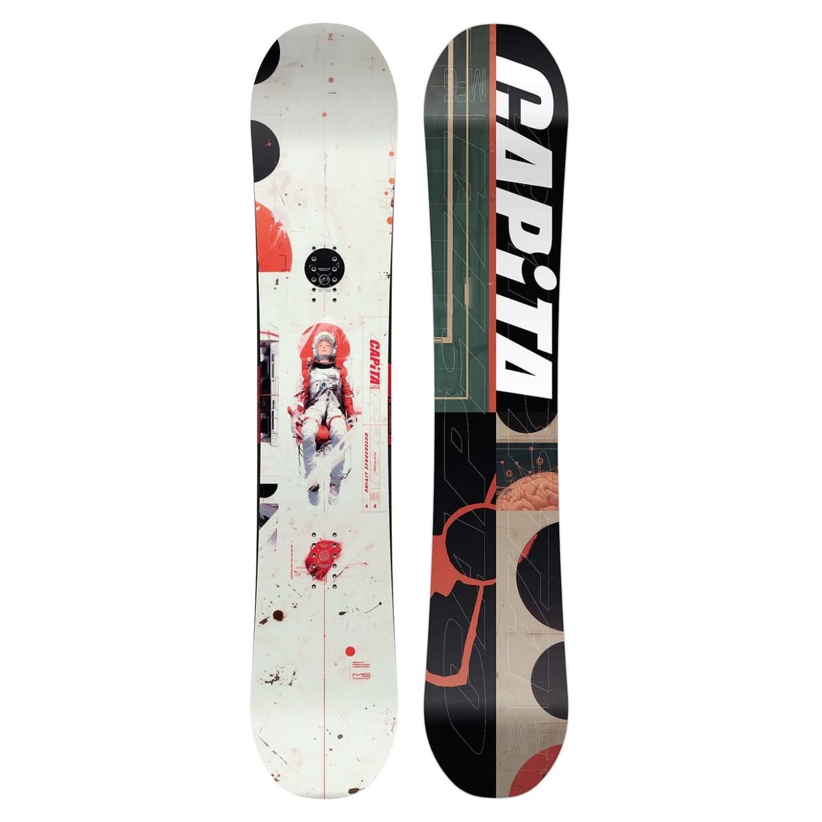 Capita Outerspace Living All-mountain Snowboard Wit Dessin 161w
