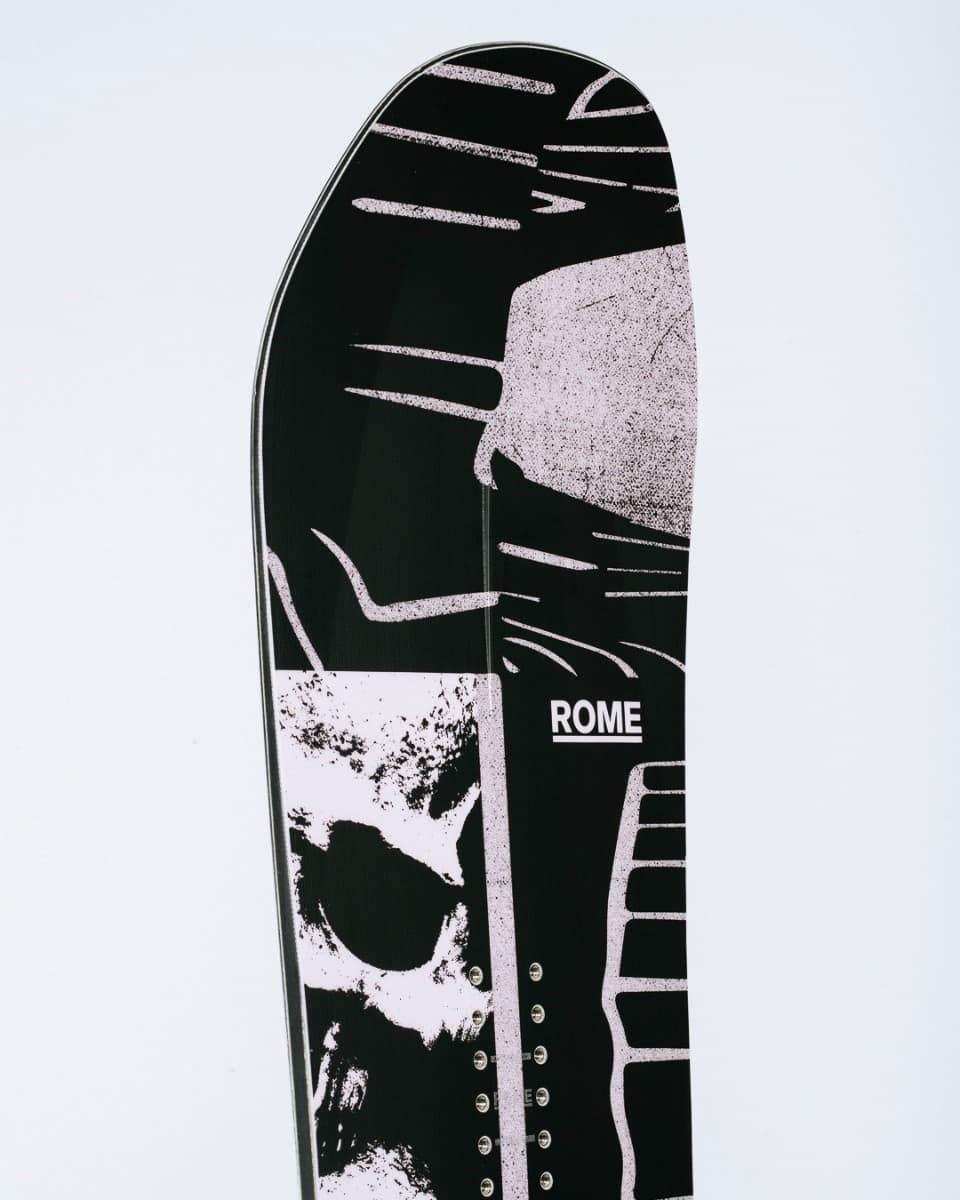 Rome Boneless All-mountain Snowboard Zwart Dessin 160w thumbnail 4