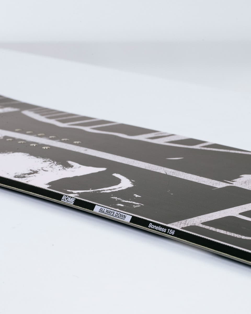 Rome Boneless All-mountain Snowboard Zwart Dessin 160w thumbnail 3