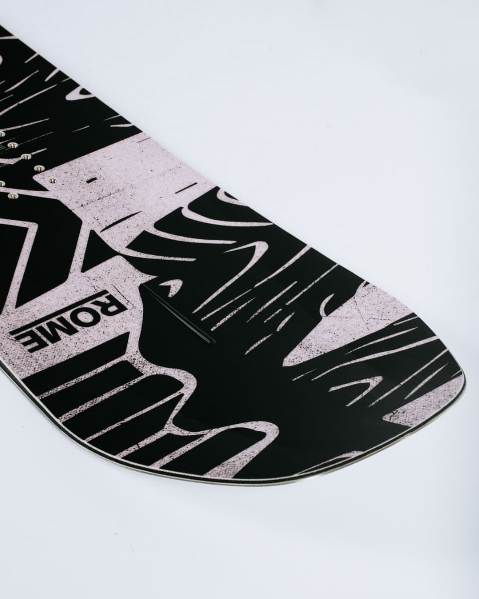 Rome Boneless All-mountain Snowboard Zwart Dessin 160w thumbnail 2