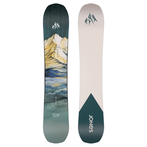 Jones Dream Weaver All-mountain Snowboard Dames Groen Dessin 154