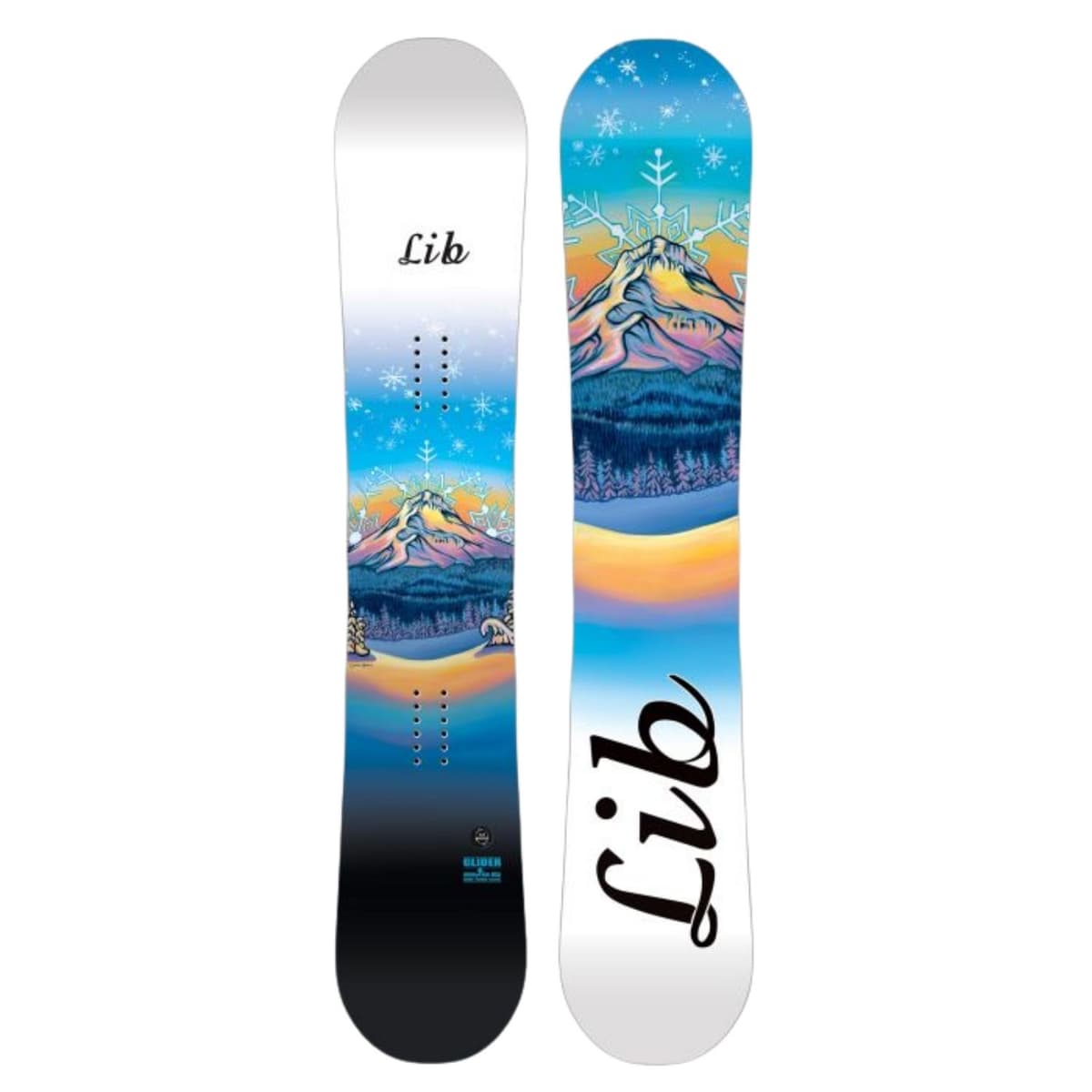 Libtech Glider All-mountain Snowboard Dames Blauw Dessin 143