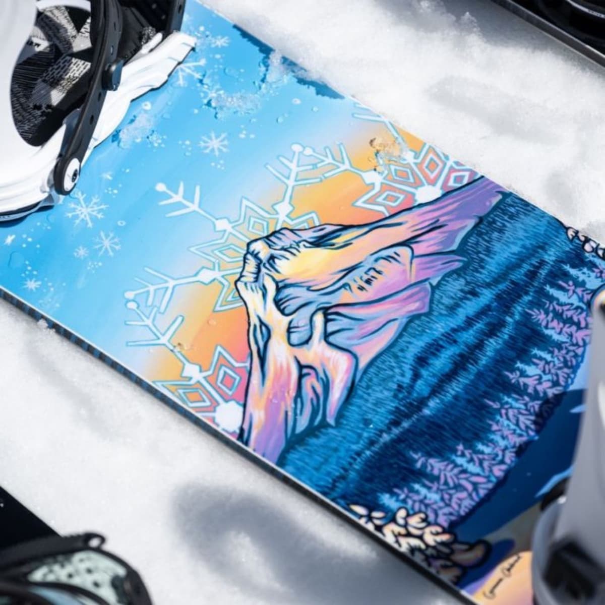 Libtech Glider All-mountain Snowboard Dames Blauw Dessin 143 thumbnail 2