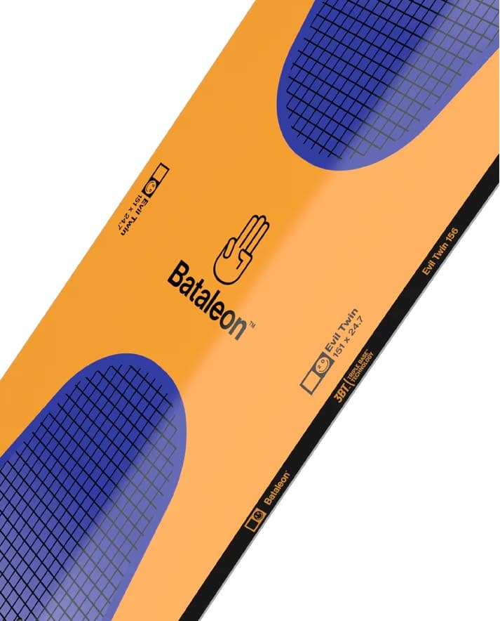 Bataleon Evil Twin Freestyle Snowboard Oranje 156w thumbnail 2