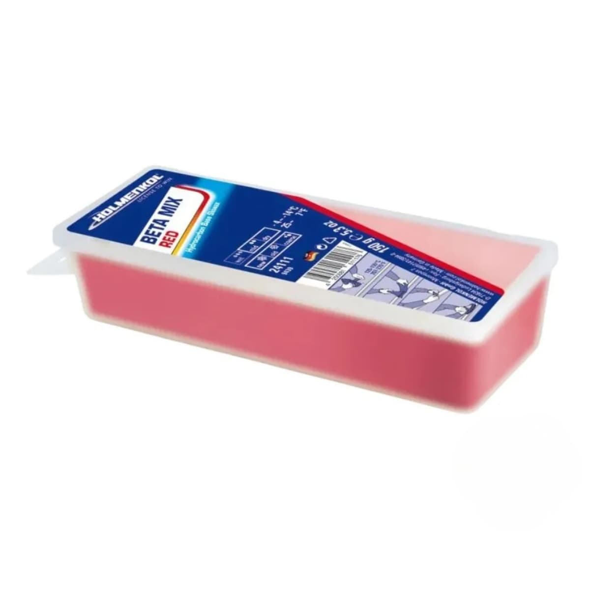 Holmenkol -4 Tot -14 Graden Ski&Snowboard Wax Rood 1