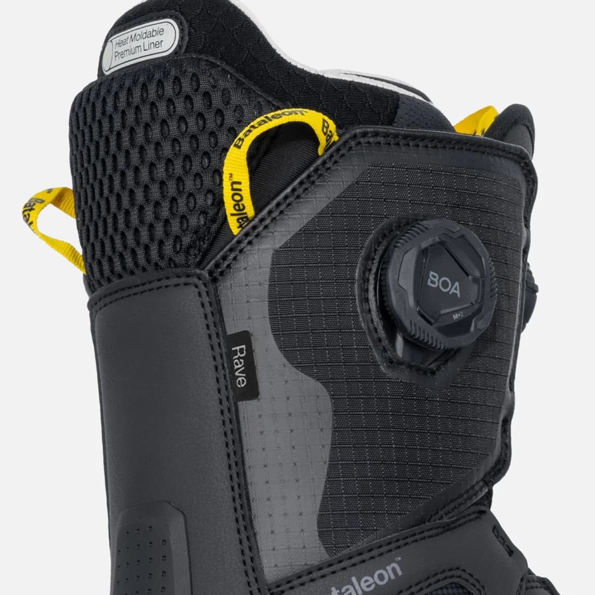Bataleon Rave Double Boa Snowboardschoenen Dames Zwart 40 thumbnail 2