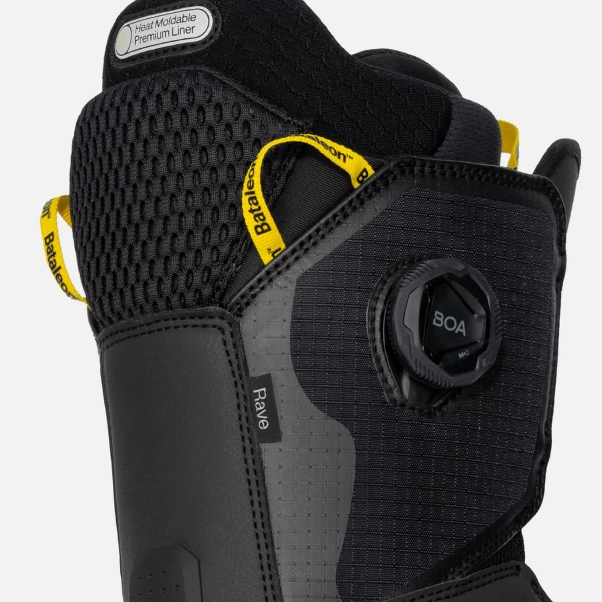 Bataleon Rave Double Boa Snowboardschoenen Heren Zwart 44.5 thumbnail 2