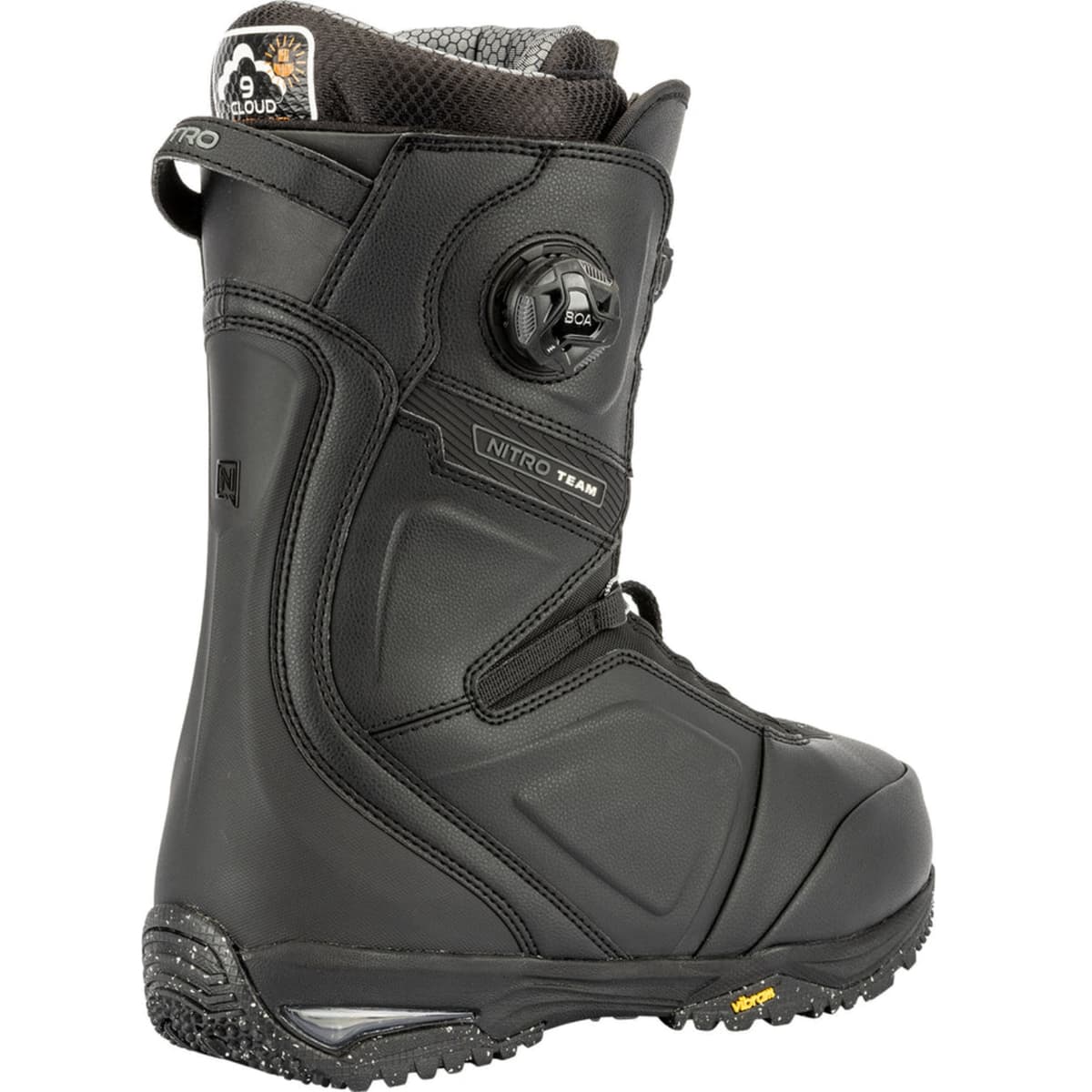 Nitro Team Boa Wide Snowboardschoenen Heren Zwart 46 thumbnail 5