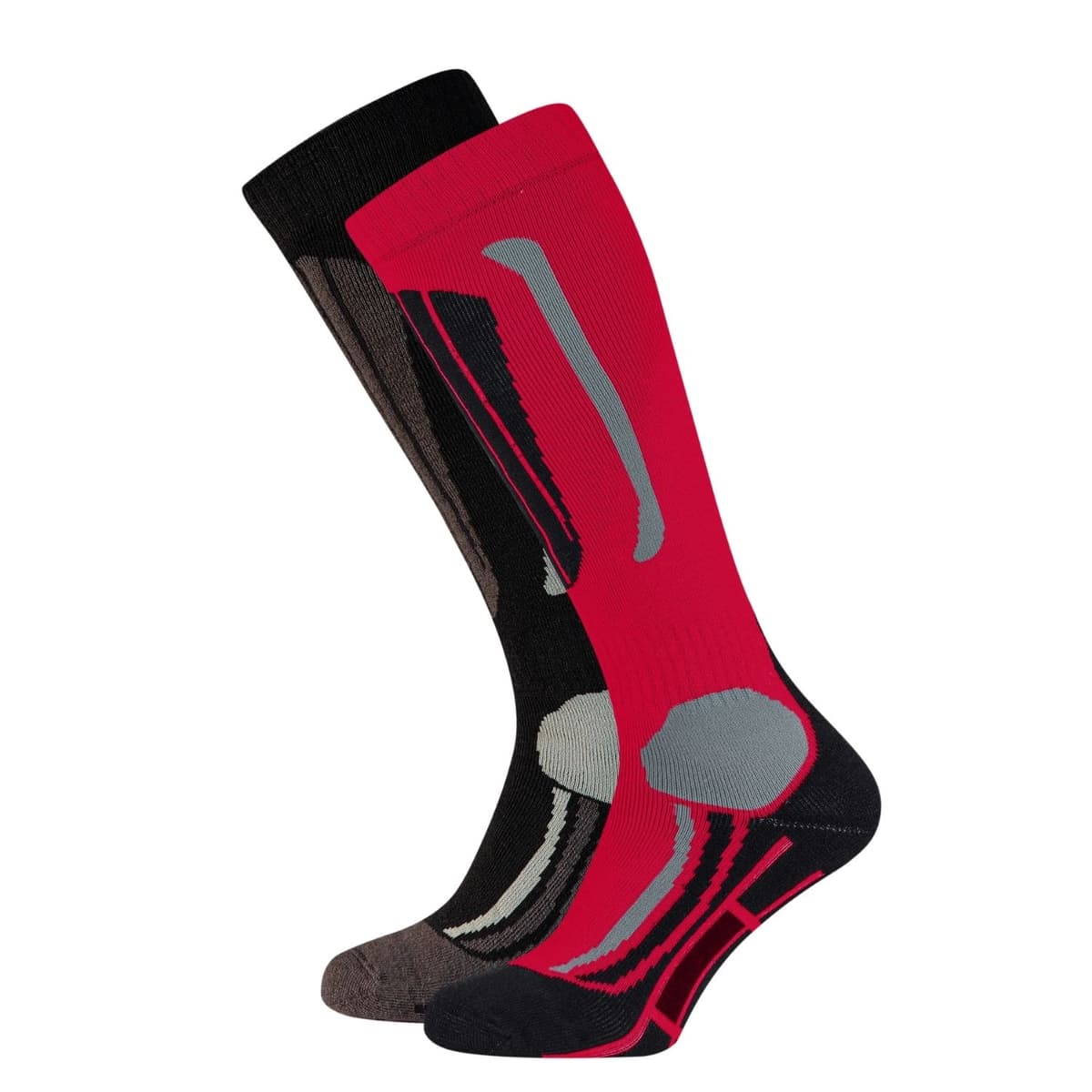 Falcon Max 2-pack Skisokken Junior Zwart 27-30