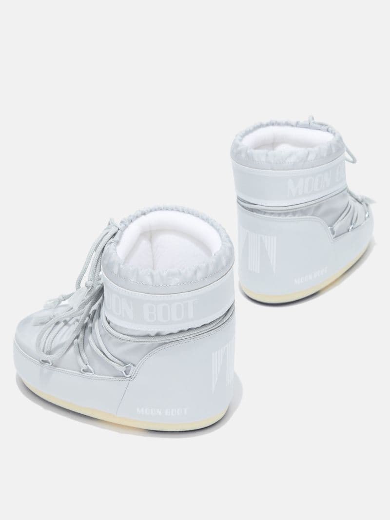 Moonboot Icon Low Snowboots Dames Zilver 36 thumbnail 2