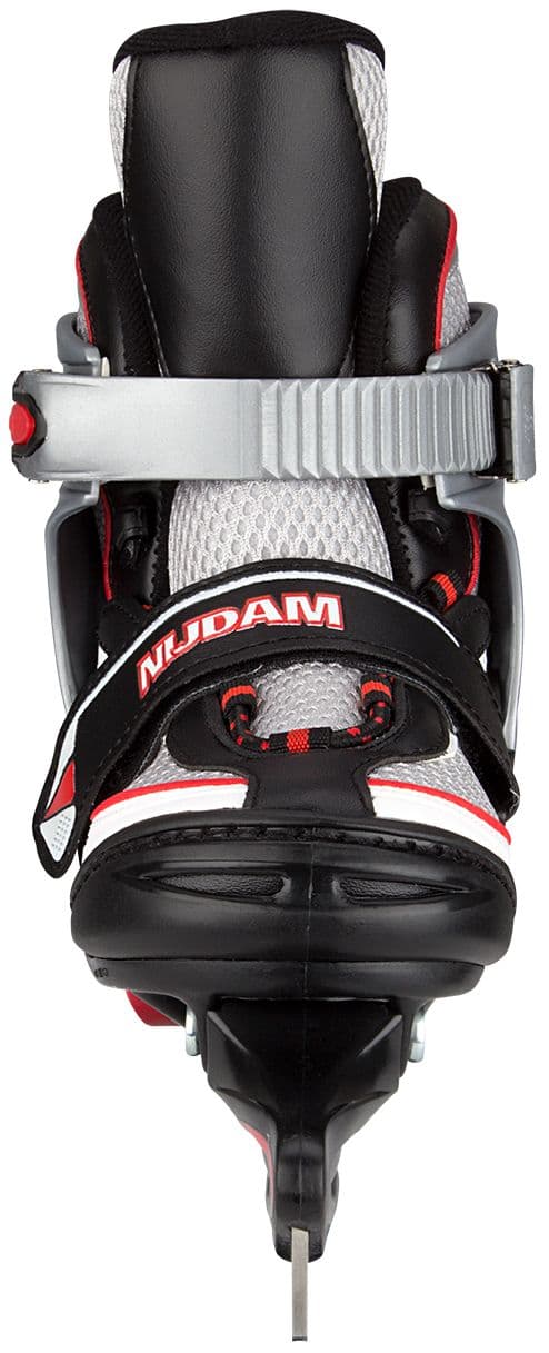 Nijdam Ijshockey Schaats Verstelbaar Schaatsen Zwart 38 thumbnail 5