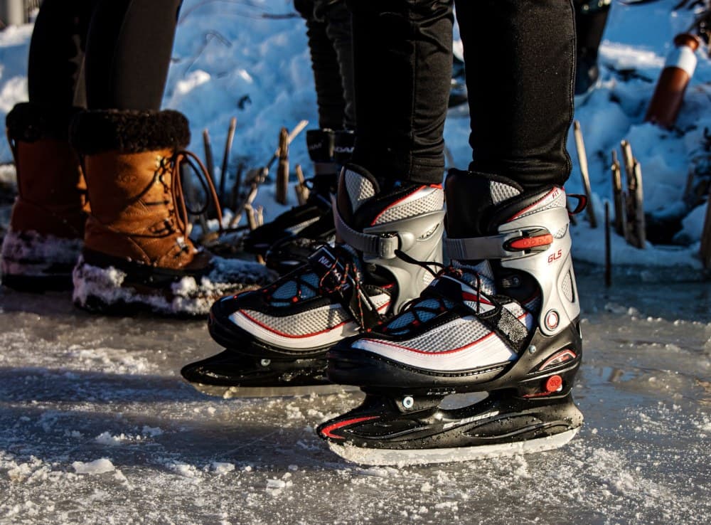 Nijdam Ijshockey Schaats Verstelbaar Schaatsen Zwart 38 thumbnail 2