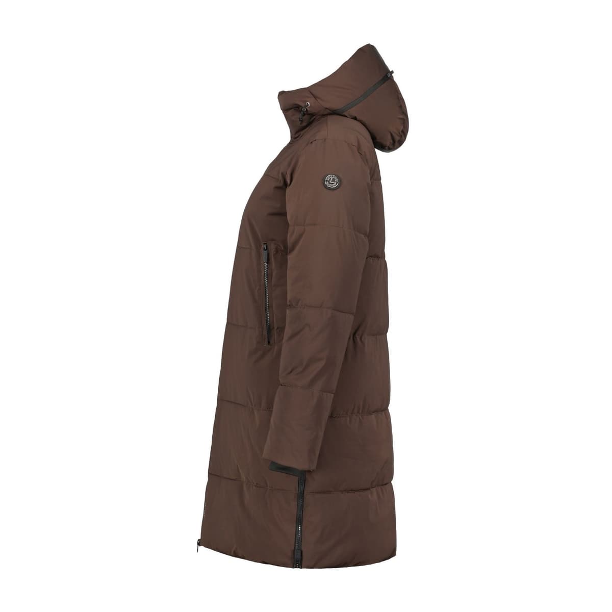 Luhta Eisele Casual Winterjas Dames Bruin M/38 thumbnail 5