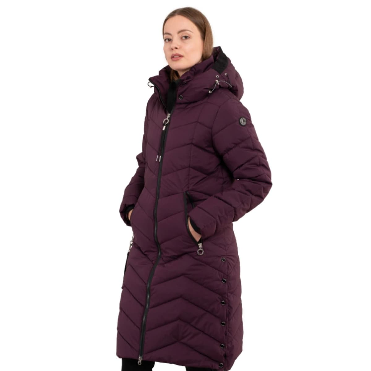 Luhta Iiksi Casual Winterjas Dames Paars Xl/42
