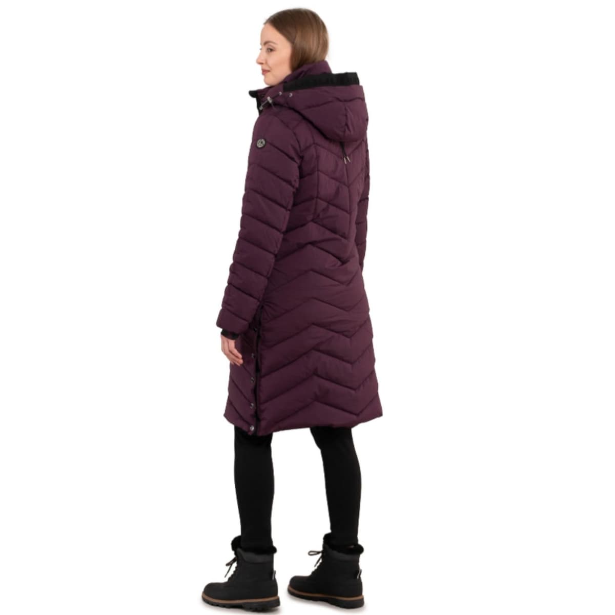 Luhta Iiksi Casual Winterjas Dames Paars Xl/42 thumbnail 2