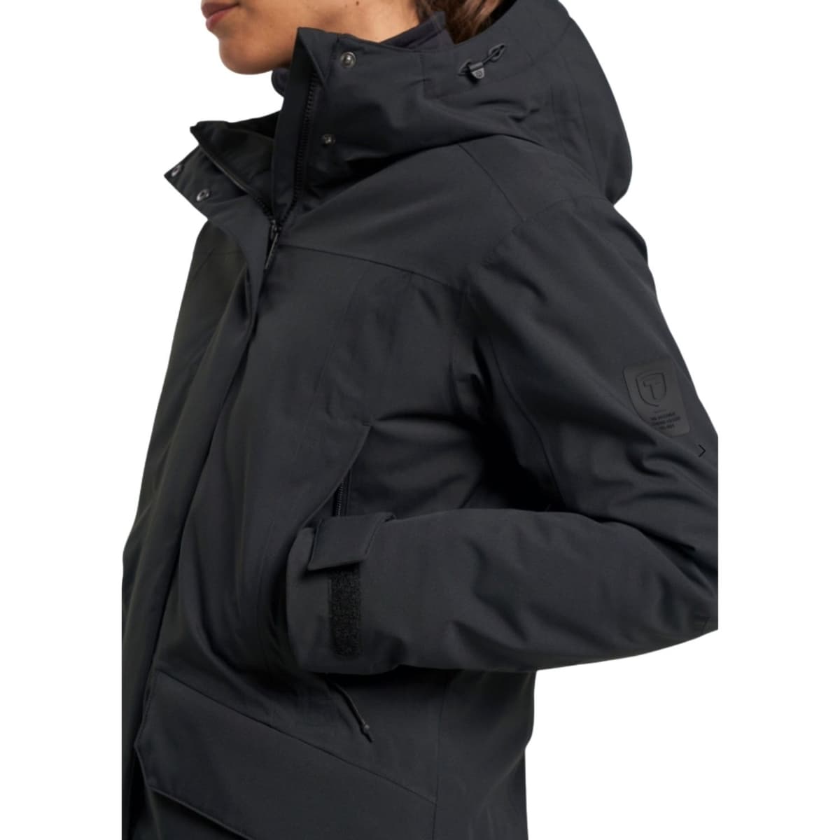 Tenson Eve Casual Winterjas Dames Zwart Xl/42 thumbnail 3