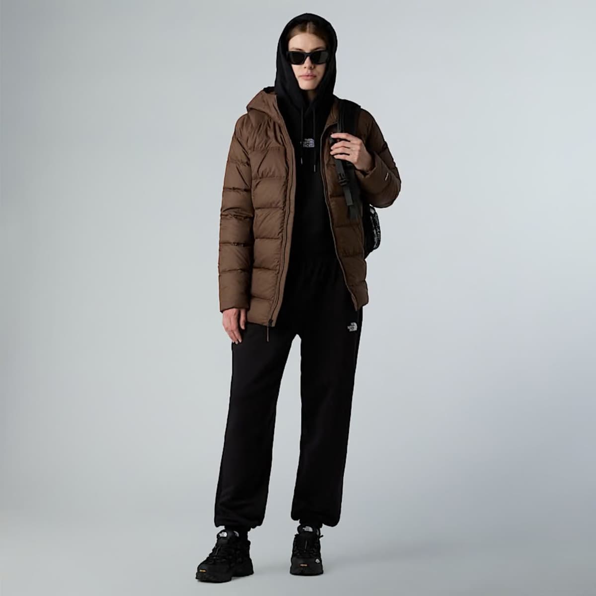 The North Face Hyalite Down Parka Casual Winterjas Dames Zwart S/36 thumbnail 3