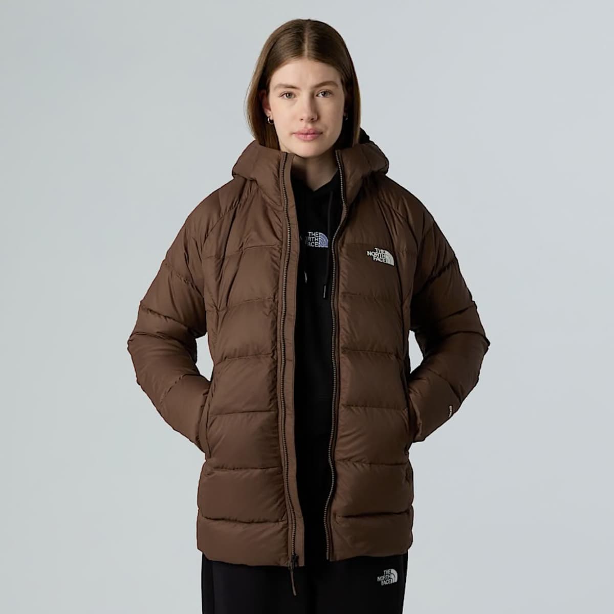 The North Face Hyalite Down Parka Casual Winterjas Dames Zwart S/36 thumbnail 2