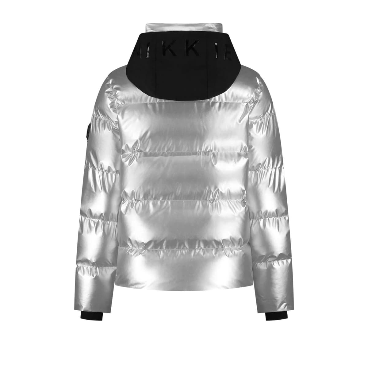 Nikkie Sportswear Gstaad Metallic Ski Jas Dames Zilver Xl/42 thumbnail 4