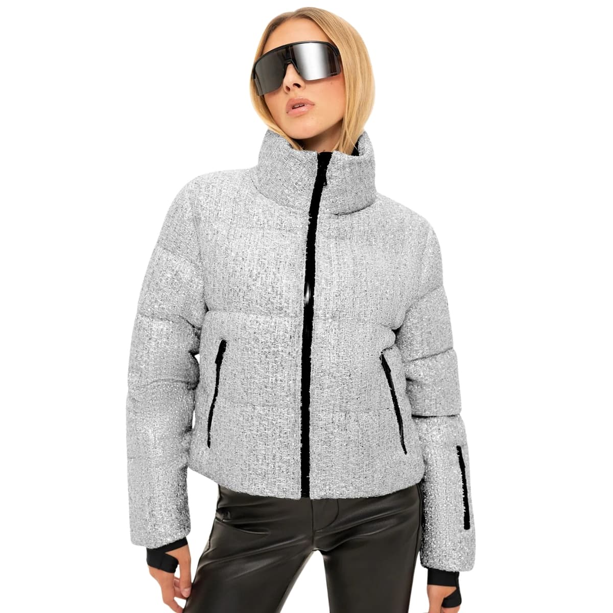 Nikkie Sportswear Nova Ski Jas Dames Zilver S/36 thumbnail 5