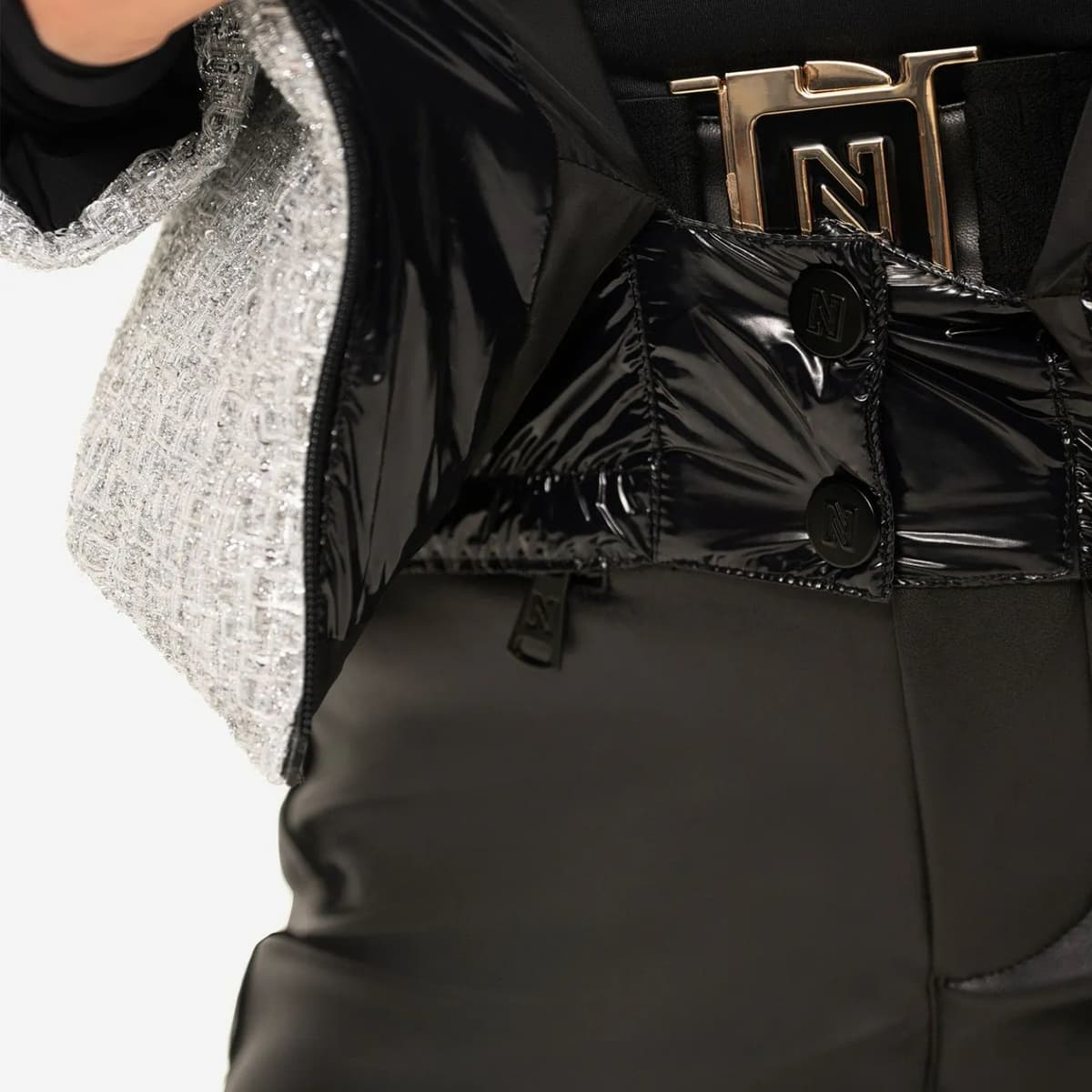 Nikkie Sportswear Nova Ski Jas Dames Zilver S/36 thumbnail 4