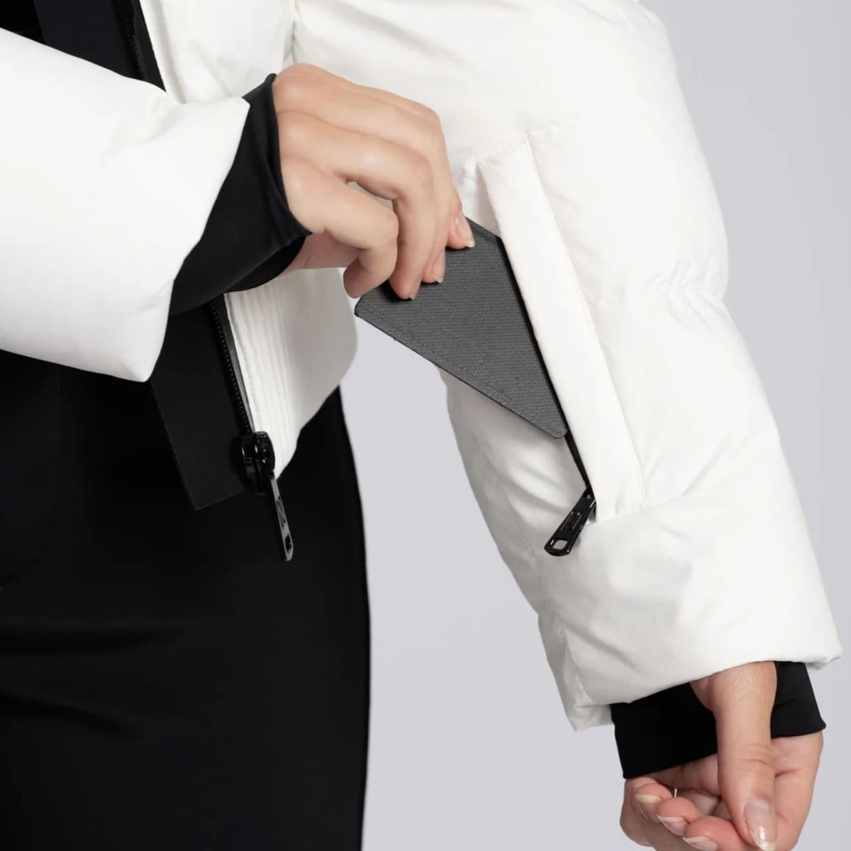 Nikkie Sportswear Geneva Ski Jas Dames Wit L/40 thumbnail 4