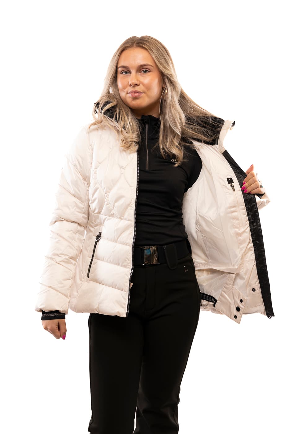 Luhta Hakosalmi Ski Jas Dames Ecru Xl/42 thumbnail 4