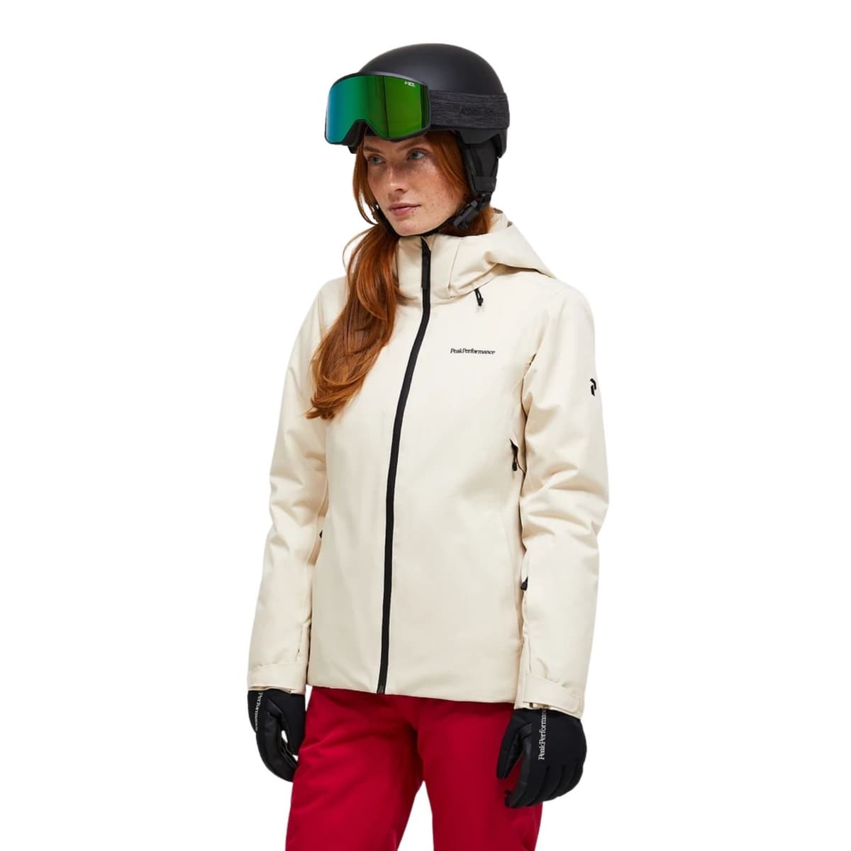 Peak Performance Anima Insulated Ski Jas Dames Zand L/40 thumbnail 4