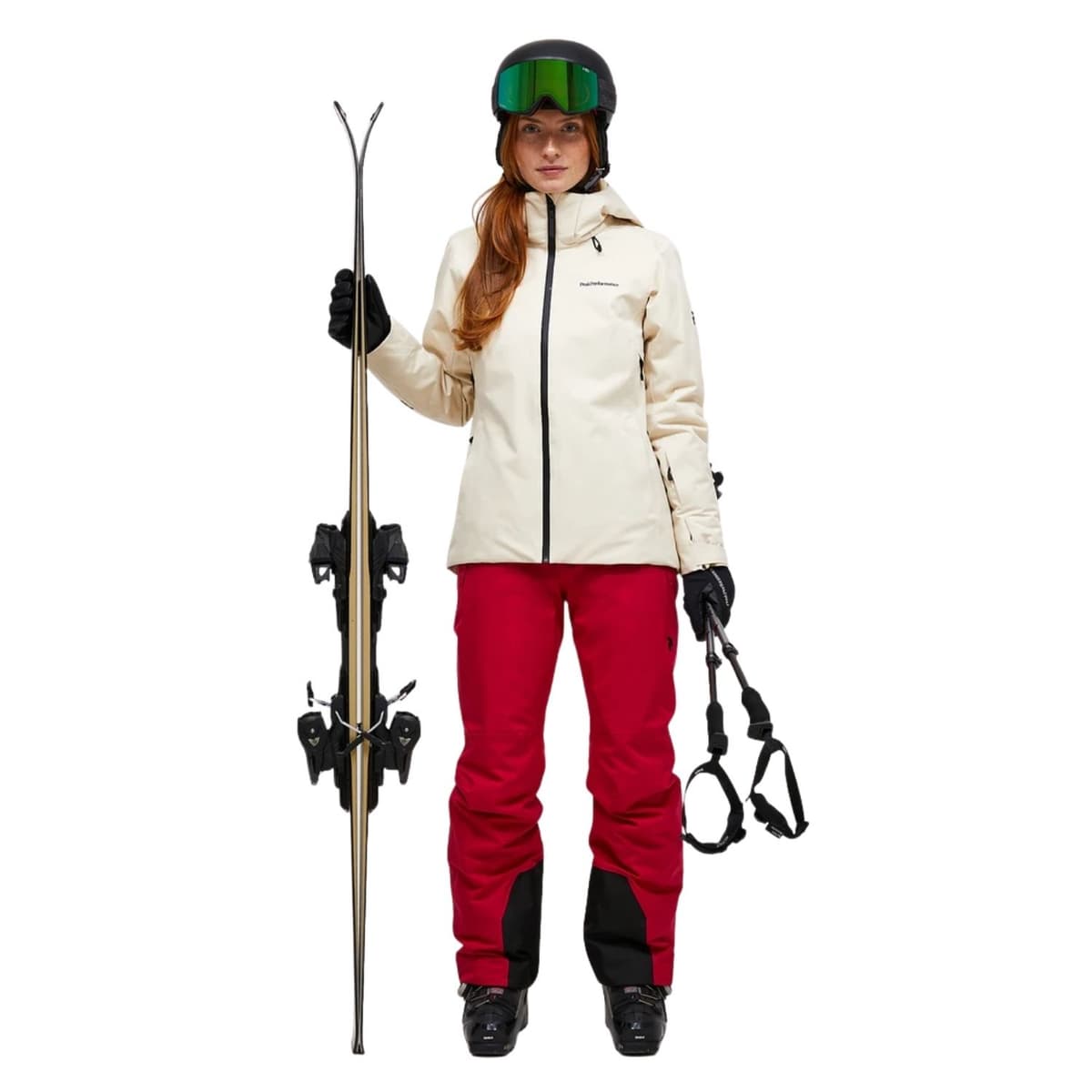 Peak Performance Anima Insulated Ski Jas Dames Zand L/40 thumbnail 3