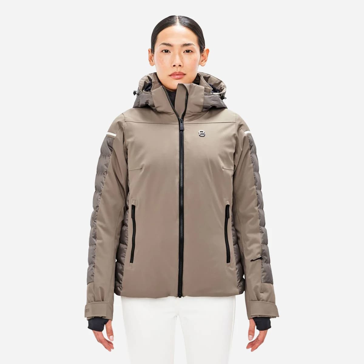 Altitude 8848 Alizia W Ski Jas Dames Bruin L/40 thumbnail 4