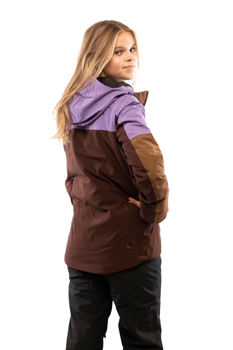 Picture Exa Ski Jas Dames Bruin L/40 thumbnail 5