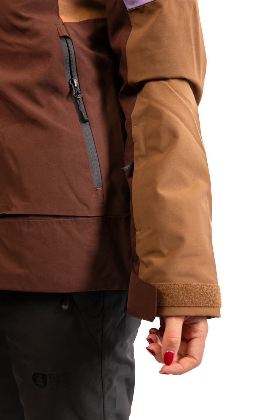 Picture Exa Ski Jas Dames Bruin L/40 thumbnail 2