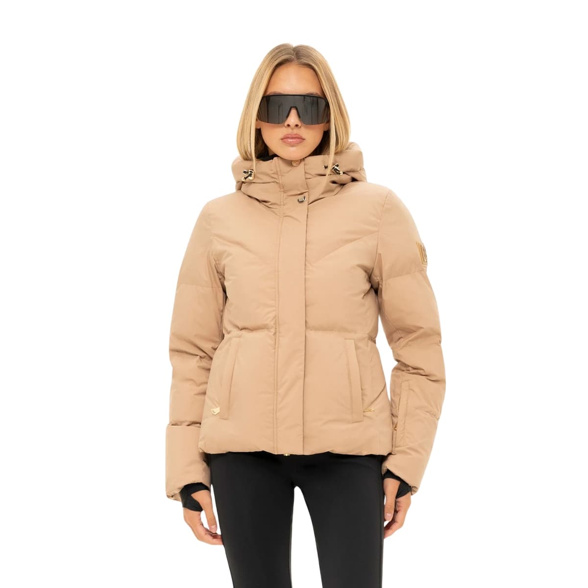 Nikkie Sportswear Nasher Ski Jas Dames Bruin Xl/42 thumbnail 5