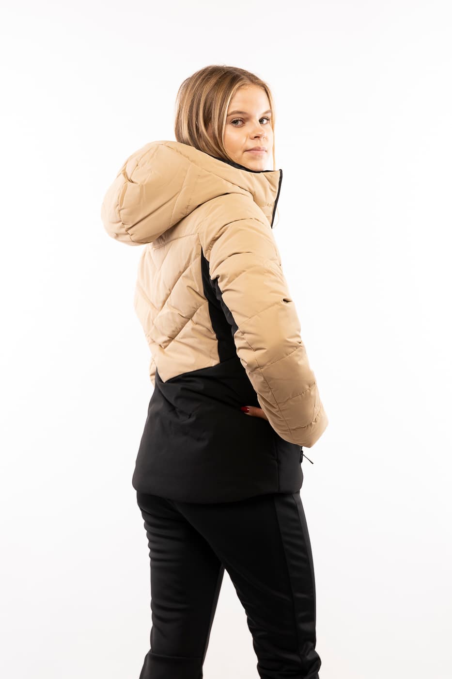 Ice Peak Electra Ski Jas Dames Beige 2xl/44 thumbnail 5